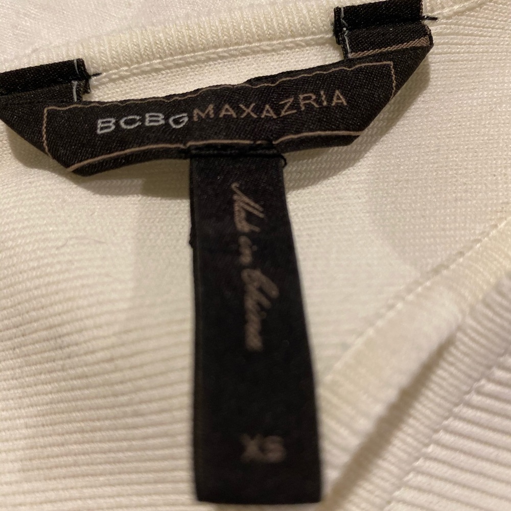 White Bodycon BCBG Maxazria Dress
